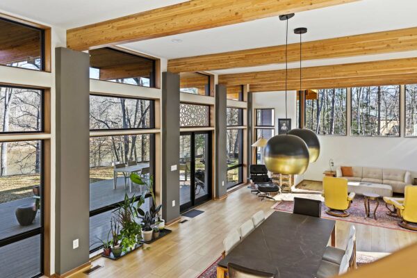 Bear Creek Cedar Homes | Lindal Frank Lloyd Wright Silverton Inspired Imagine Series Int - 5